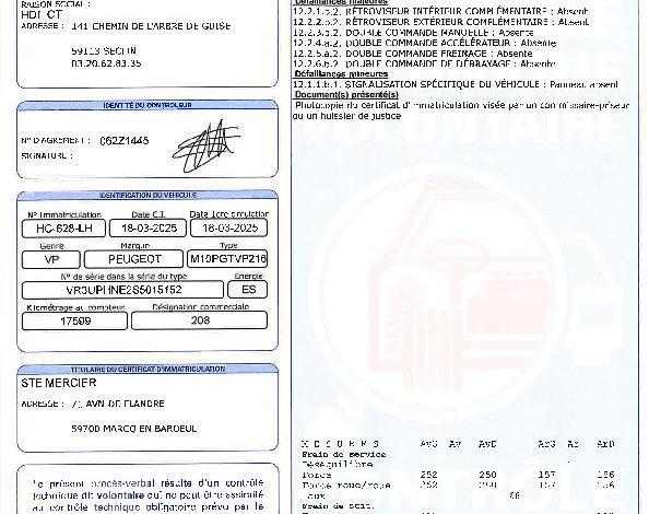 PEUGEOT 208 A,E GRIS HC-628-LH