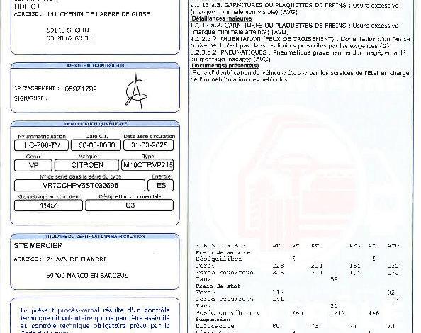 CITROEN C3 BLANC HC-708-TV