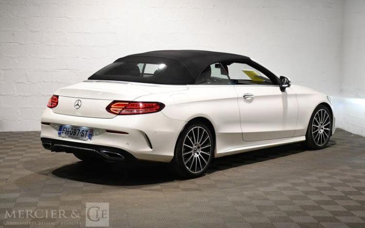MERCEDES CLASSE C CABRIOLET 2.0 220D 195ch AMG LINE 9G-TRONIC BLANC FH-097-ST