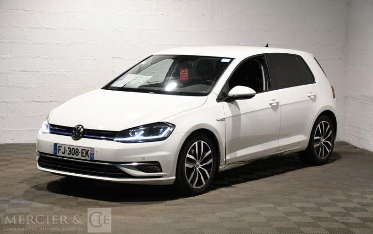 VOLKSWAGEN GOLF VII 1.5 TSI 130ch BLUEMOTION CARAT DSG BLANC FJ-308-EK