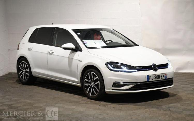 VOLKSWAGEN GOLF VII 1.5 TSI 130ch BLUEMOTION CARAT DSG BLANC FJ-308-EK