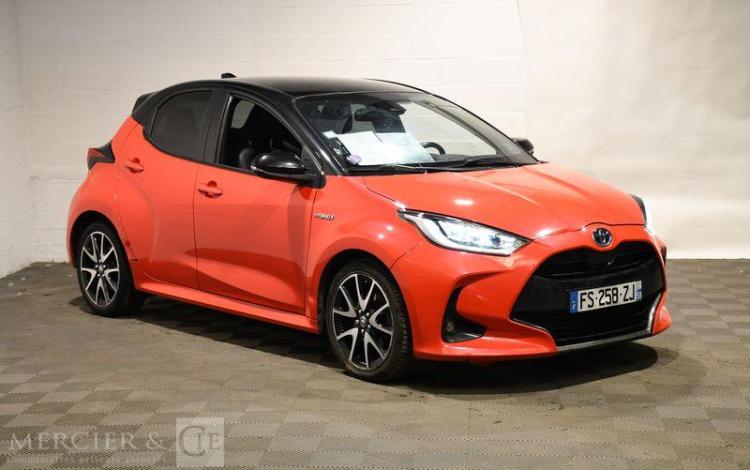 TOYOTA YARIS 1.5 114ch MHEV PREMIERE BVA ROUGE FS-258-ZJ