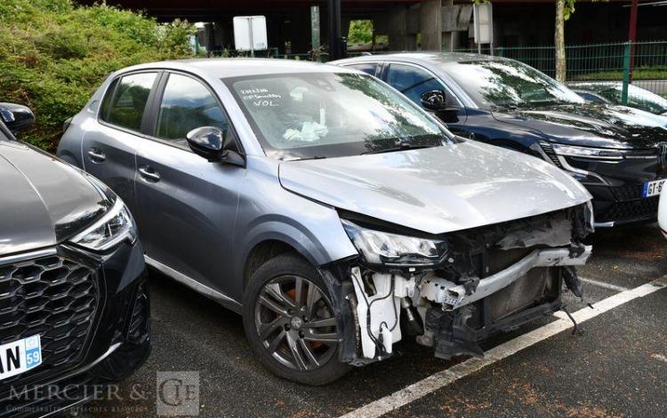 PEUGEOT 208 ACTIVE PACK BLUEHDI 100 S&S vente à pro uniquement mention ve du 7/10/24 GRIS GM-771-NV