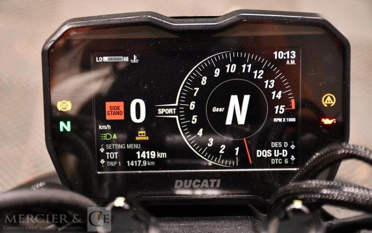 DUCATI STREETFIGHTER V4 SP BLACK LIVE GRIS GQ-803-AT