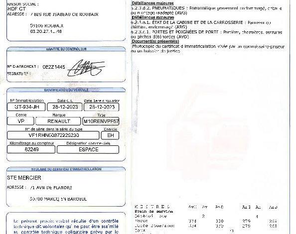 RENAULT ESPACE 1.2 E-TECH 200ch MHEV TECHNO BVA GRIS GT-934-JH